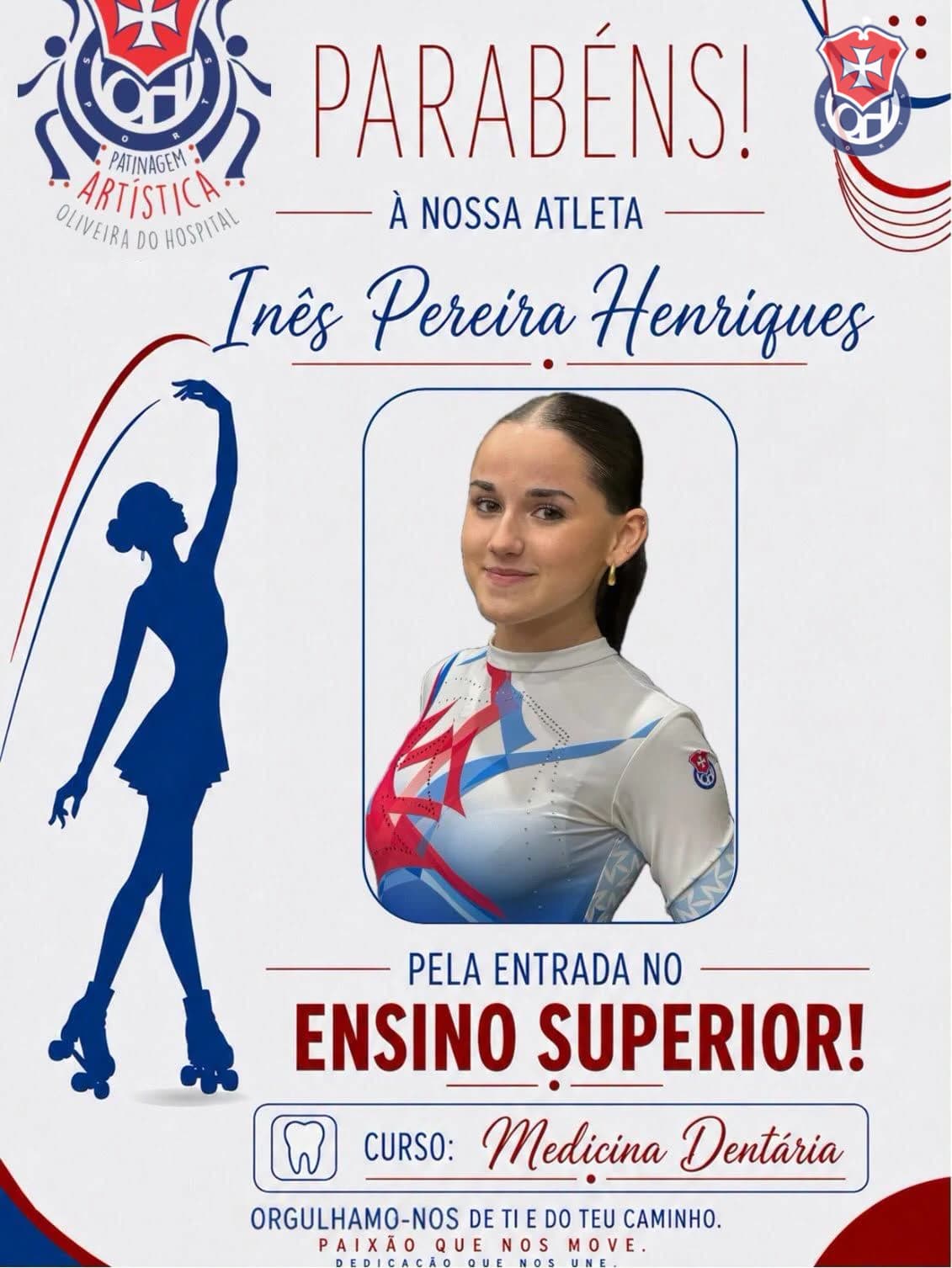 Atletas da Patinagem Artística da Adohsports entram no Ensino Superior! 🎓❤️💙 — fotografia 2