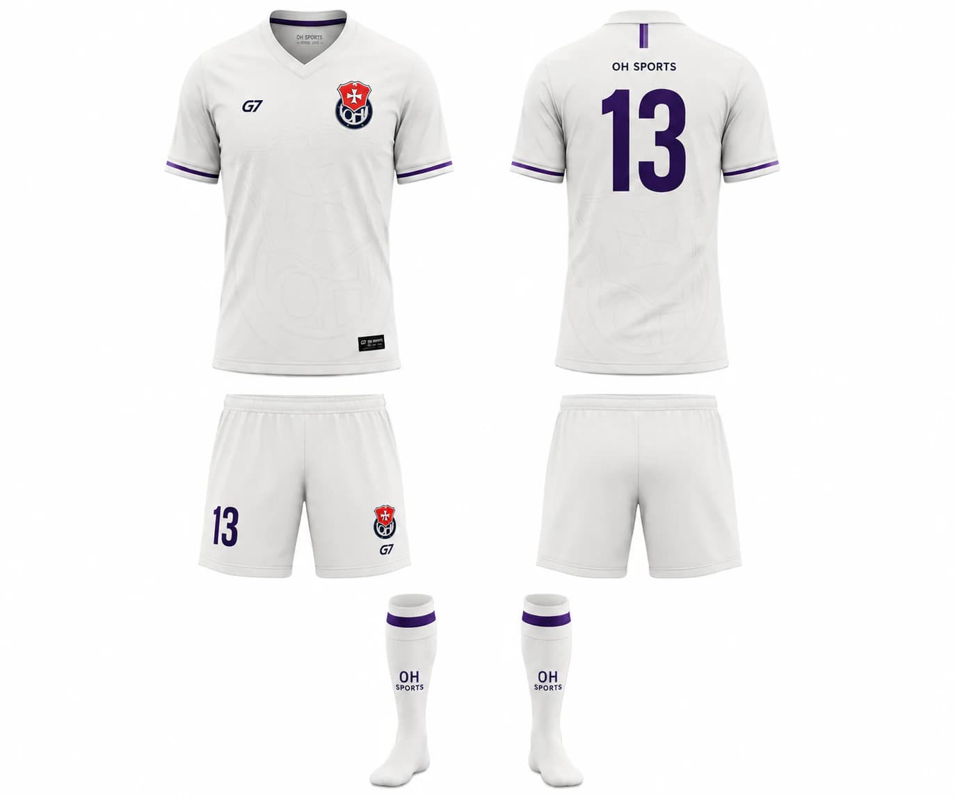 Equipamento Completo Oficial de Jogo OH SPORTS 2026/2027